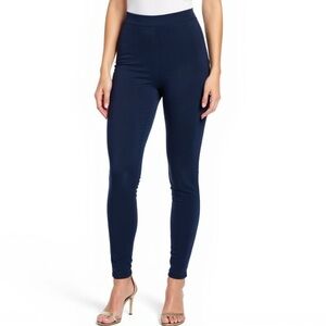 Everlane High Rise Skinny Stretch Pants In Navy Blue Size 2
